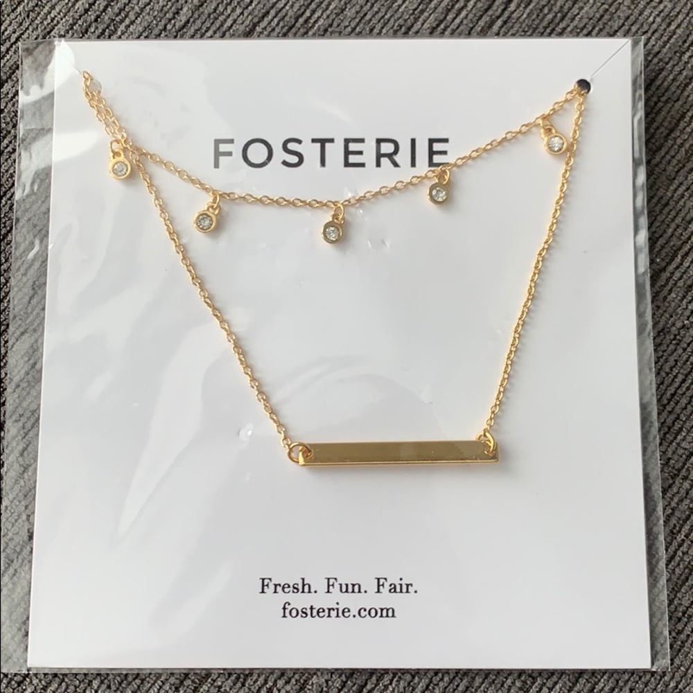 Fosterie Layered Gem Necklace